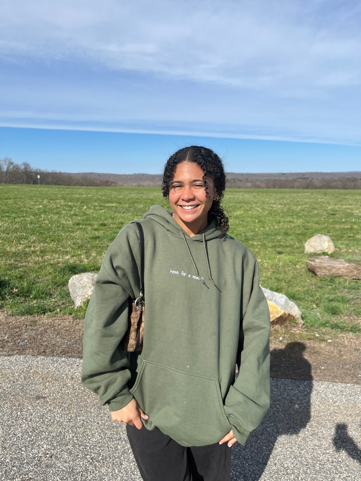 here for a reason Unisex Hoodie